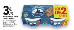 E.Leclerc Rillettes De Thon Petit Navire offre