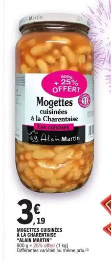 E.Leclerc Mogettes cuisinées à la Charentaise offre
