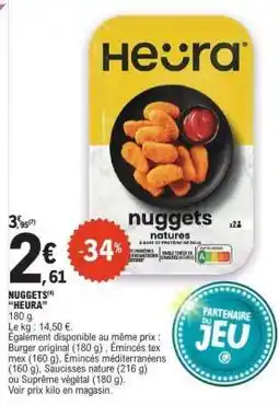 E.Leclerc NUGGETS HEURA offre
