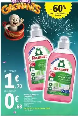 E.Leclerc Rainett Vinaigre de Framboise offre