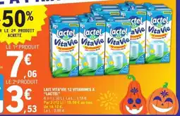 E.Leclerc Lait Vita'Vie 12 Vitamines A 'Lactel' offre
