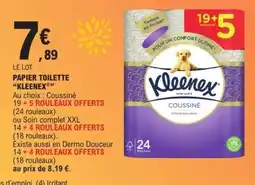 E.Leclerc Papier Toilette Kleenex offre