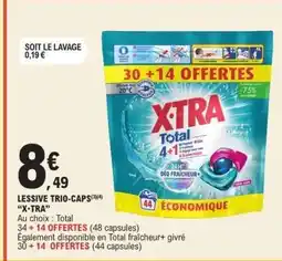 E.Leclerc LESSIVE TRIO-CAPS X-TRA offre