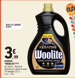 E.Leclerc LESSIVE WOOLITE offre