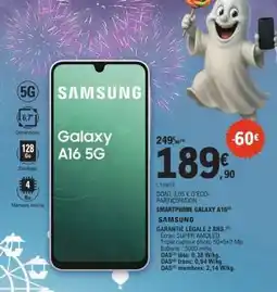E.Leclerc Samsung Galaxy A16 5G offre