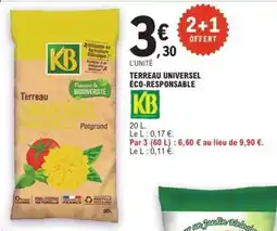 E.Leclerc TERREAU UNIVERSEL ÉCO-RESPONSABLE offre