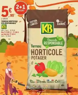 E.Leclerc TERREAU HORTICOLE ECO-RESPONSABLE offre