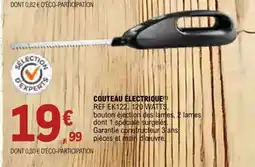 E.Leclerc Couteau électrique offre