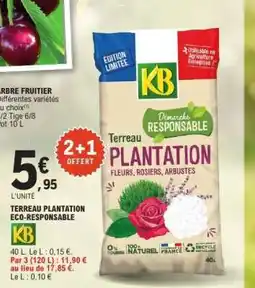 E.Leclerc TERREAU PLANTATION ECO-RESPONSABLE offre