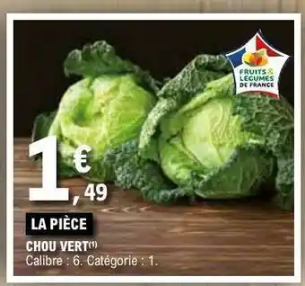 E.Leclerc CHOU VERT offre