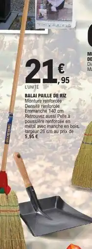 E.Leclerc BALAI PAILLE DE RIZ offre
