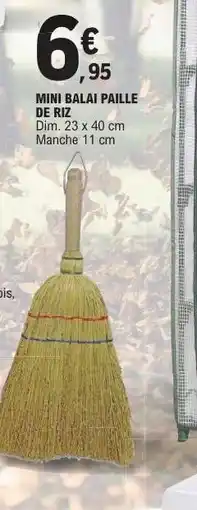 E.Leclerc MINI BALAI PAILLE DE RIZ offre