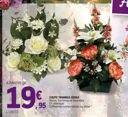 E.Leclerc COUPE TRIANGLE ROSEA offre