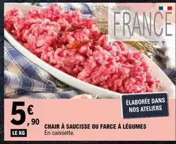 E.Leclerc Chair à saucisse ou farce à légumes offre
