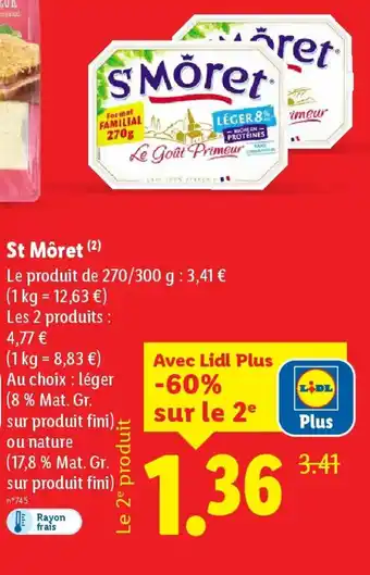 Lidl ST MORET offre