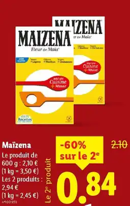 Lidl MAIZENA offre