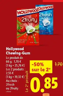 Lidl HOLLYWOOD Chewing-Gum offre
