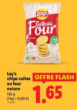Lidl LAY'S chips cuites au four nature offre