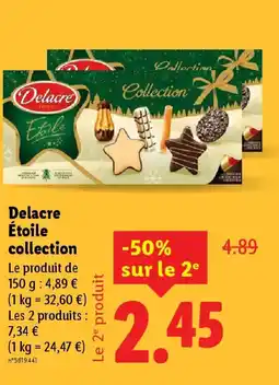 Lidl DELACRE Étoile collection offre