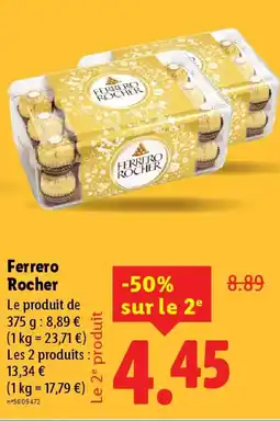Lidl FERRERO ROCHER offre