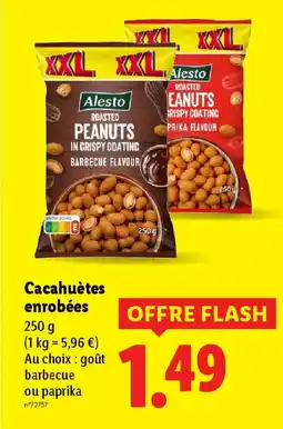 Lidl ALESTO Cacahuètes enrobées offre