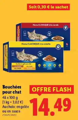 Lidl Bouchées pour chat offre