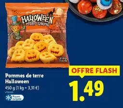 Lidl HALLOWEEN Pommes de terre offre
