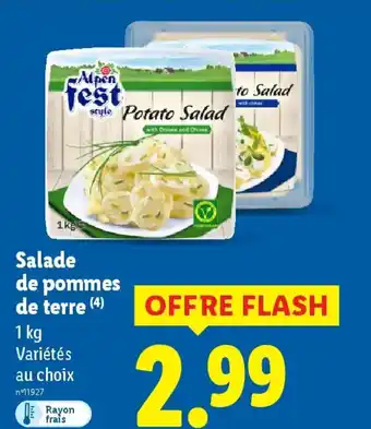 Lidl Salade de pommes de terre offre