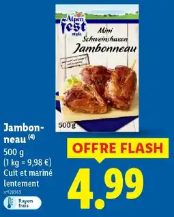 Lidl Jambon neau offre