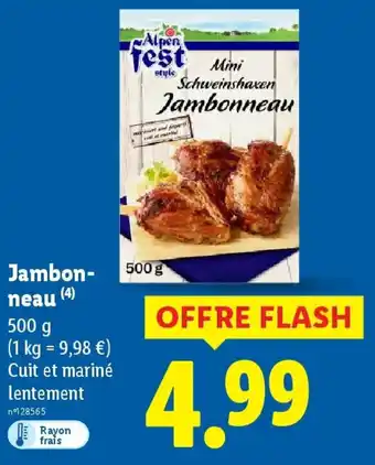 Lidl Jambon neau offre