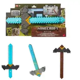 Carrefour Market Epée 2 en 1 Minecraft offre