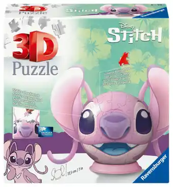 Carrefour Market RAVENSBURGER Puzzle 3D Ball 72 pièces - Disney Stitch offre