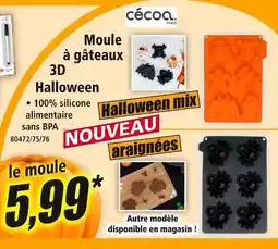 Norma Cécoa Moule à gâteaux 3D Halloween offre