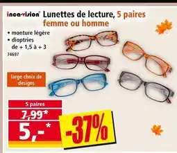 Norma inca-vision Lunettes de lecture offre