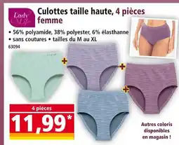 Norma Lady Life Culottes taille haute offre