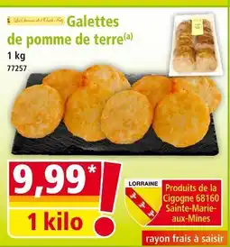 Norma Galettes de pomme de terre offre