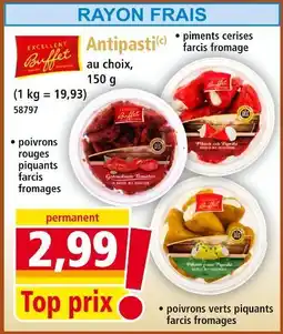 Norma Excellent Buffet Antipasti offre