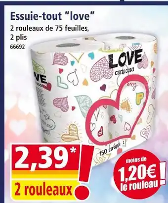 Norma Essuie-tout love offre