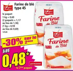 Norma BONNE MALICES Farine de blé type 45 offre