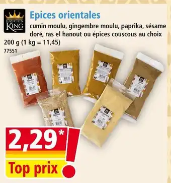 Norma Epices King Epices orientales offre