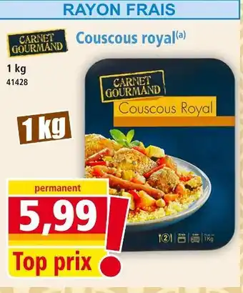 Norma Carnet Gourmand Couscous royal offre