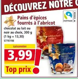 Norma GOLDORA Pains d'épices fourrés à l'abricot offre