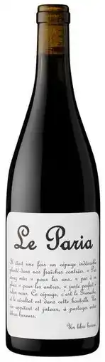 Gamm vert Vin de France BIO Le Paria Maison Ventenac offre