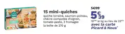 Picard PICARD 15 mini-quiches offre