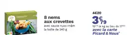 Picard PICARD 8 nems aux crevettes avec sauce nuoc-mâm offre