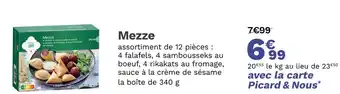 Picard PICARD Mezze offre