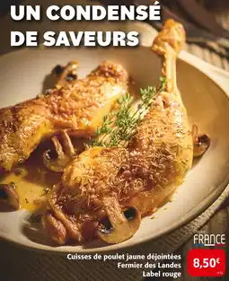 Colruyt Fermier des Landes Cuisses de poulet jaune déjointées Label rouge offre