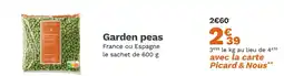 Picard PICARD Garden peas offre