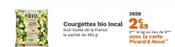 Picard PICARD Courgettes bio local offre