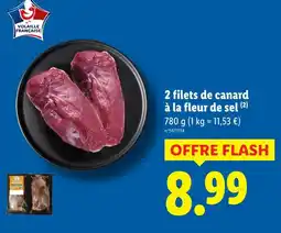 Lidl 2 filets de canard à la fleur de sel offre